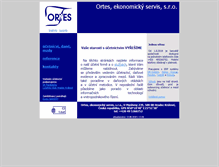 Tablet Screenshot of ortes.cz